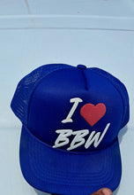 Load image into Gallery viewer, I luv bbw Foam &quot;Trucker&quot; hat Snapback
